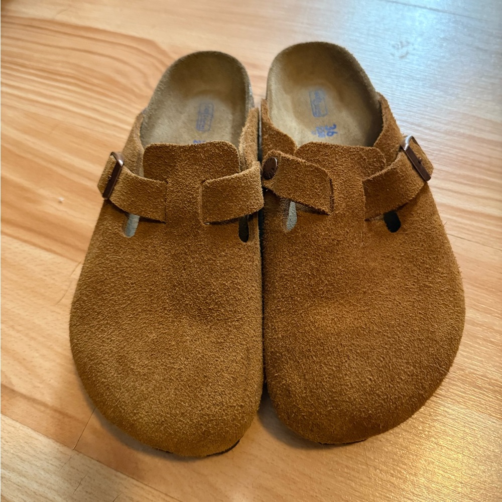 Birkenstock Boston Clogs - Soft Footbed Suede - WORN ONCE